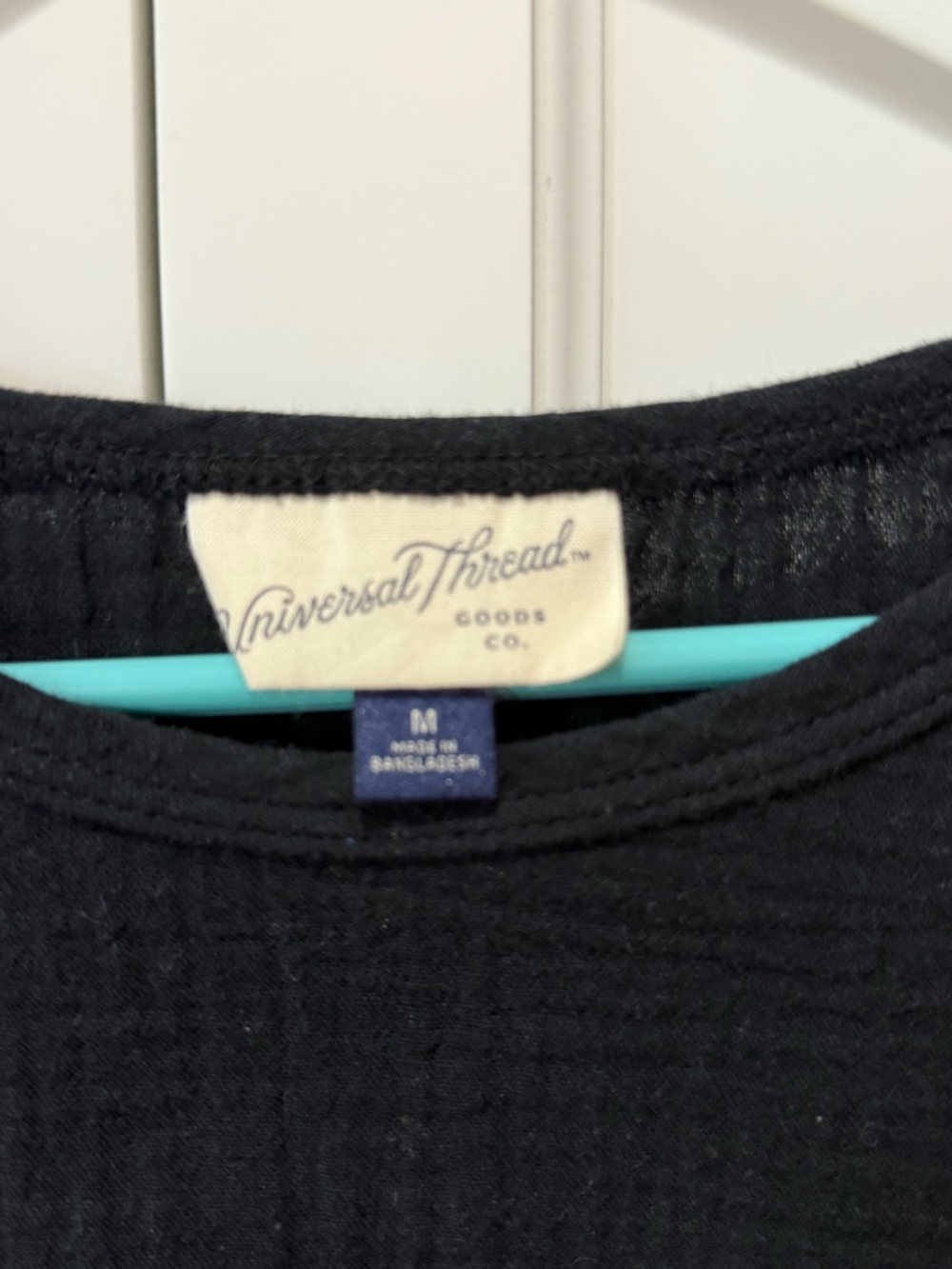 Universal Thread Black Long Sleeve Peasant Top - Picture 3 of 5